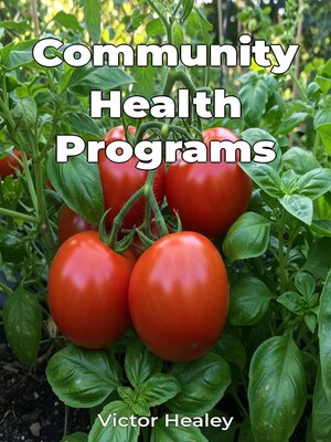 cover image of Community Health Programs